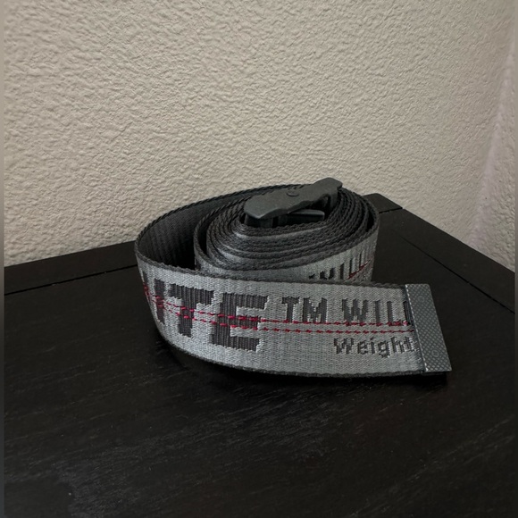 Grey Off white Belt Accessory Men’s - Picture 1 of 3